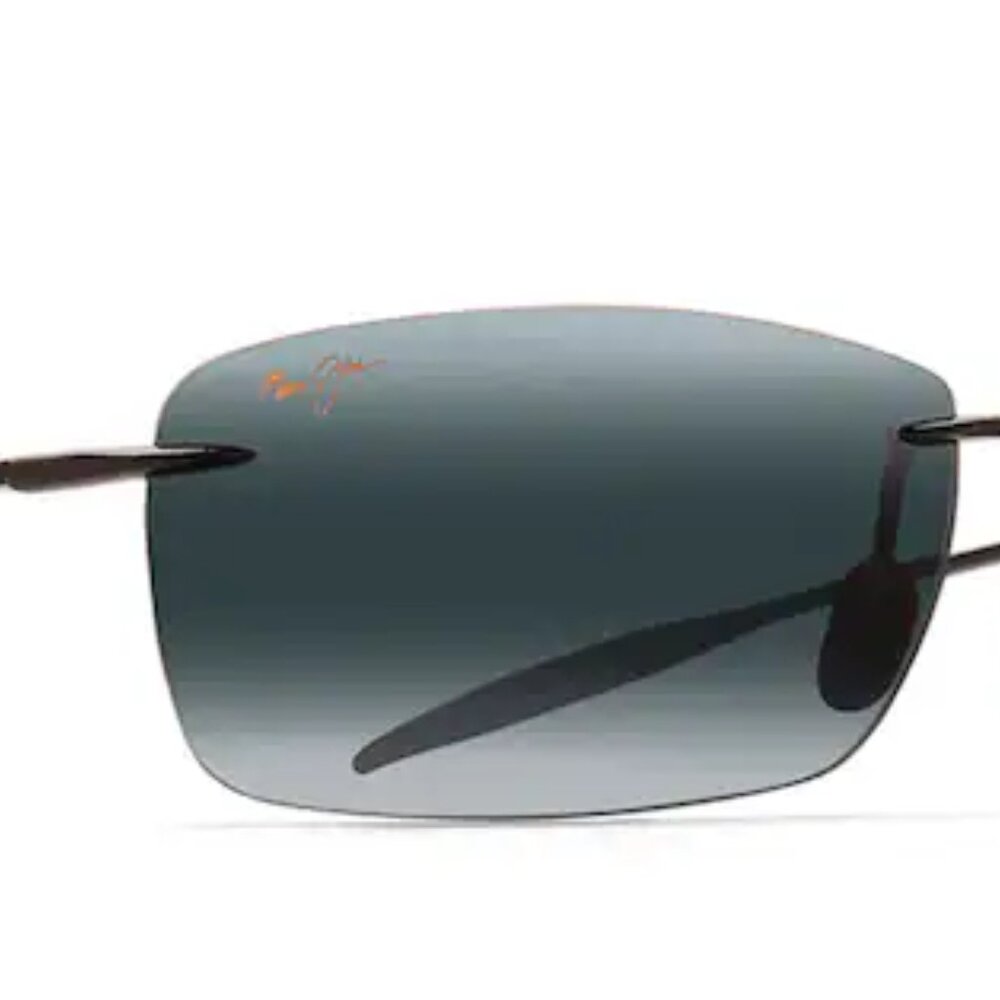 Maui Jim Men's and Women's Lighthouse Polarized Rimless Sunglasses, Trans Smoke
